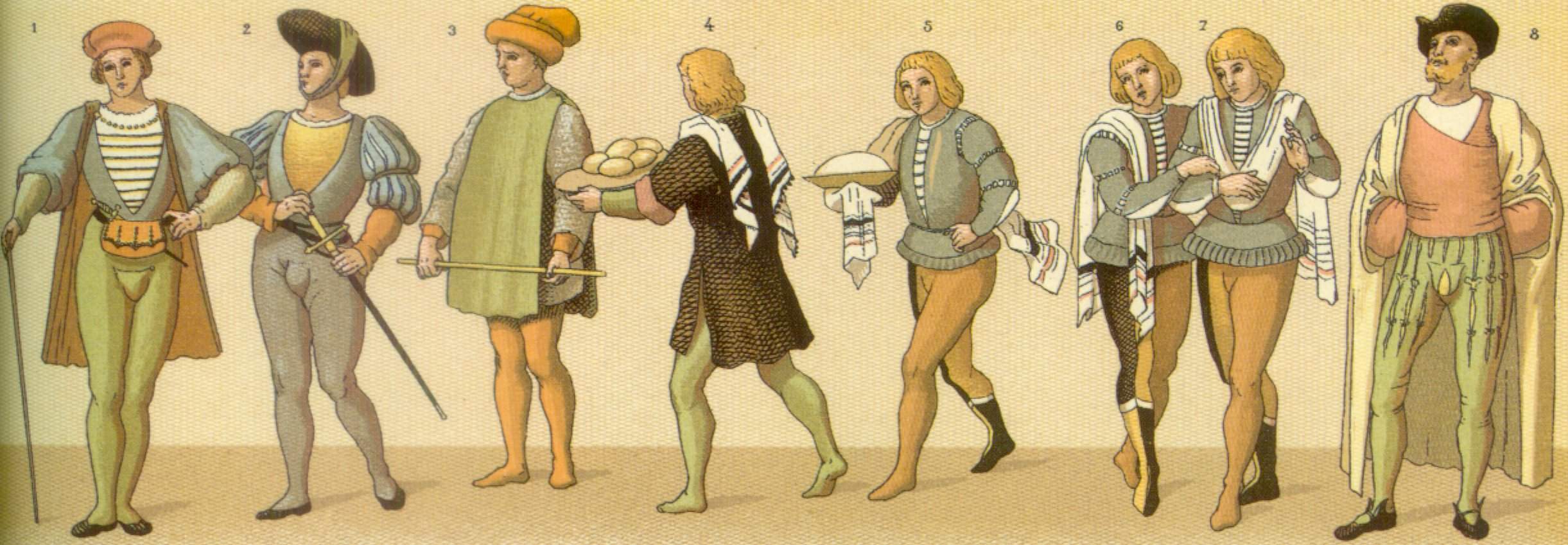 A picture of 14th Century Italian Male Dress